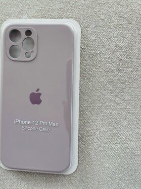Apple iPhone 12 Pro Max Silicone Case - Soft Lavender